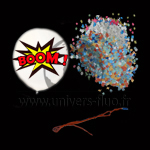 Ballon à confettis explosif 